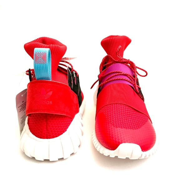 NEW adidas TUBULAR DOOM WINTER Shoes Red Size 11.5 - Picture 6 of 7